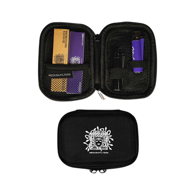 Offenes MedusaFilters Hardcase – Innenraum für Papers und Zubehör
