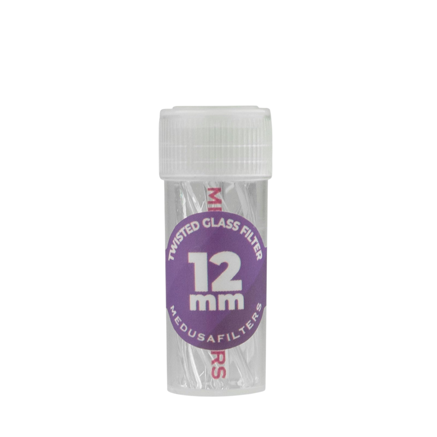 Detailansicht der gedrehten Twist-Struktur am Glasfilter