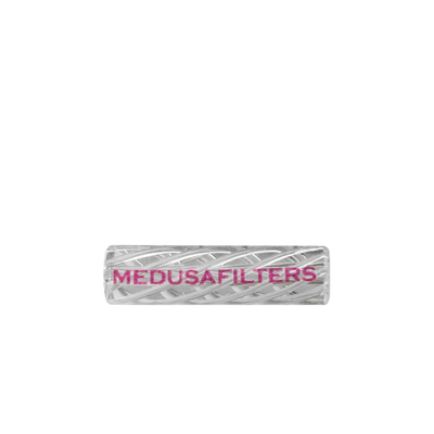 MedusaFilters Twisted Glasfilter 8 mm aus Glas, 1 Stück