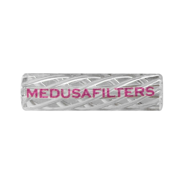 MedusaFilters Twisted Glass Filter Glas-Tip 8 mm wiederverwendbar