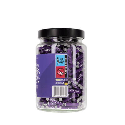 Detailansicht MedusaFilters VIOLET 500er Glas mit Hybridfiltern