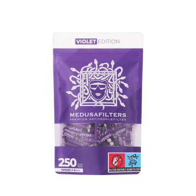 MedusaFilters VIOLET Hybrid Aktivkohlefilter 6 mm 250+5 Pack