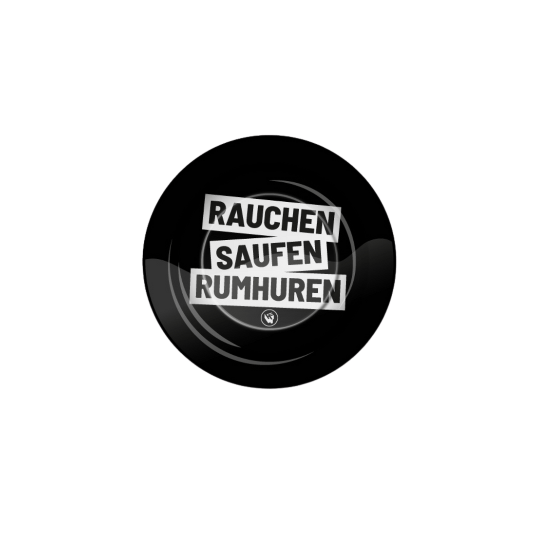 Metal Ashtray - 135mm - Rauchen Saufen Rumhuren kaufen bei rauchwerk.ch