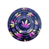Metal Coffeeshop Ashtray - 160mm - Leaves 