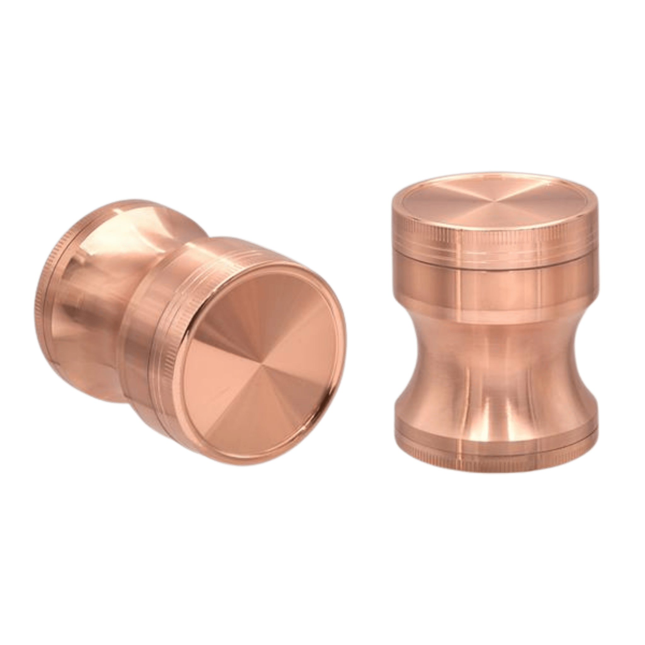 Metallgrinder Roségold 52 mm, 4-teilig mit Magnetdeckel