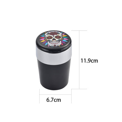 Mexican Skull Auto Aschenbecher mit LED Beleuchtung kaufen bei rauchwerk.ch