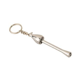 Mushroom Pfeife in Chrome – Handpfeife im Pilz-Design