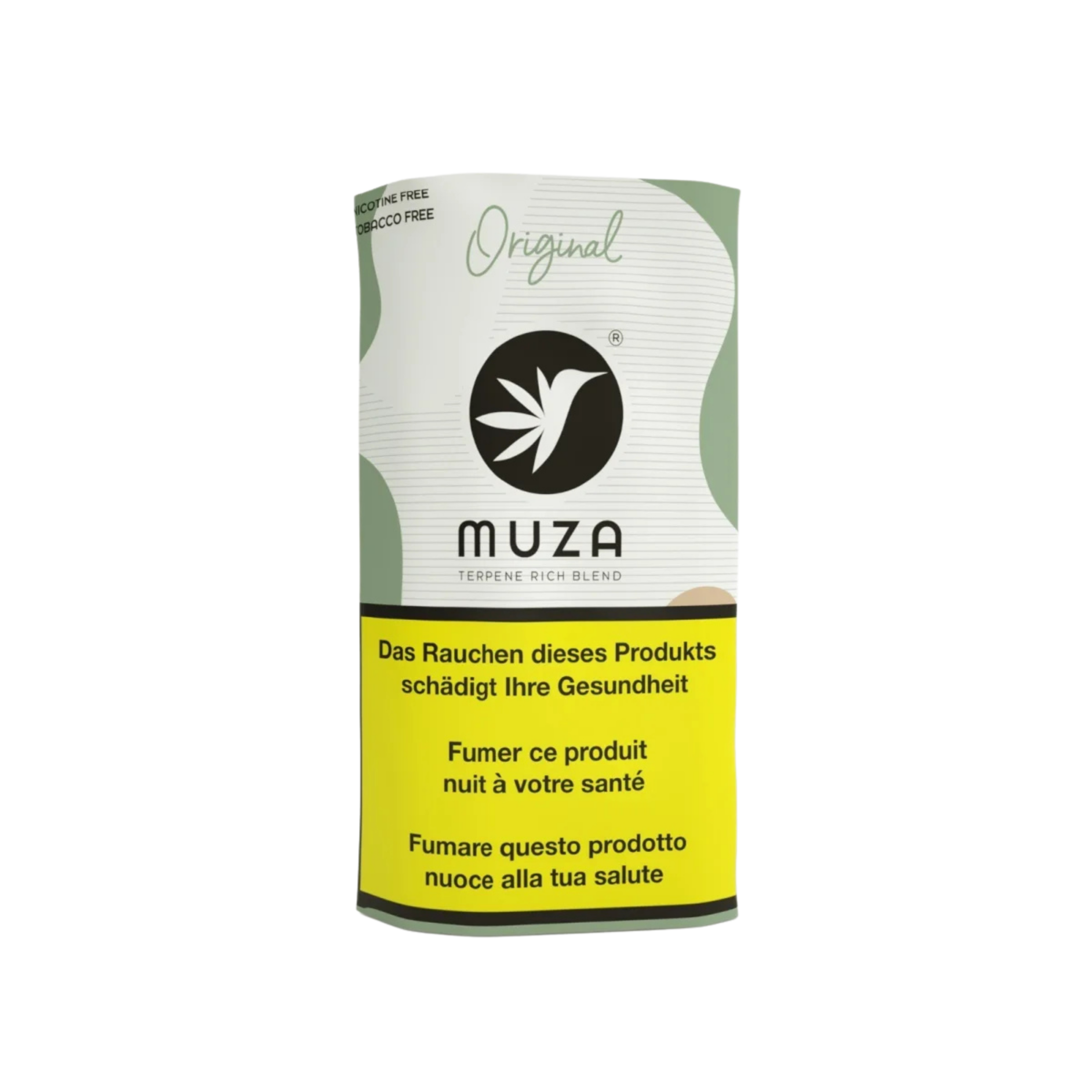 MUZA Hemp Original Tabakersatz 10g Kiosk-Einheit Packung