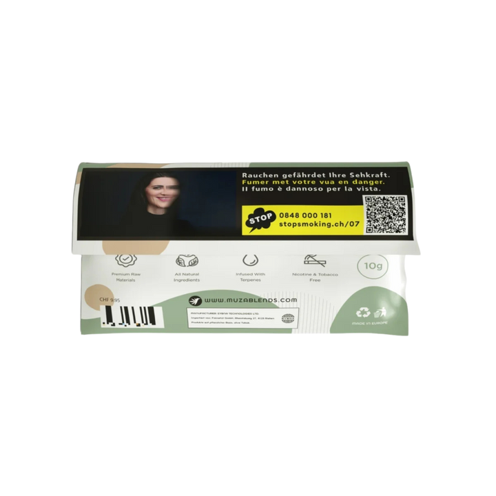 MUZA Hemp Original Hanfmischung Tabakersatz Detailansicht
