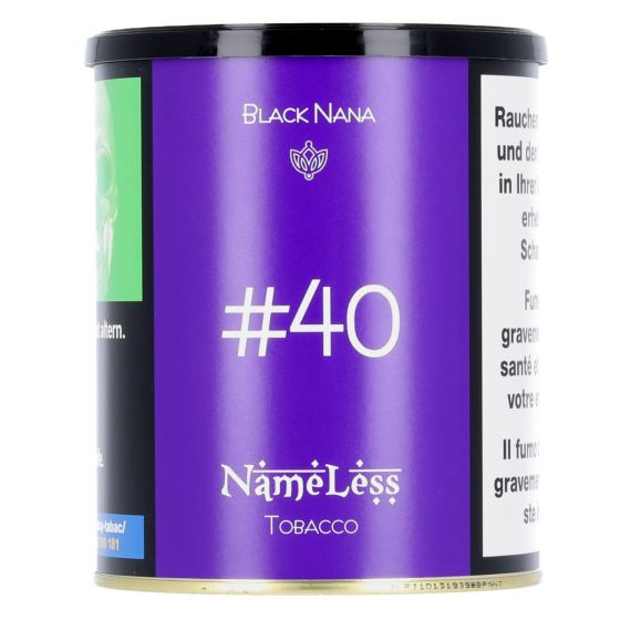 Nameless Black NaNa Shisha Tabak 1kg Packung