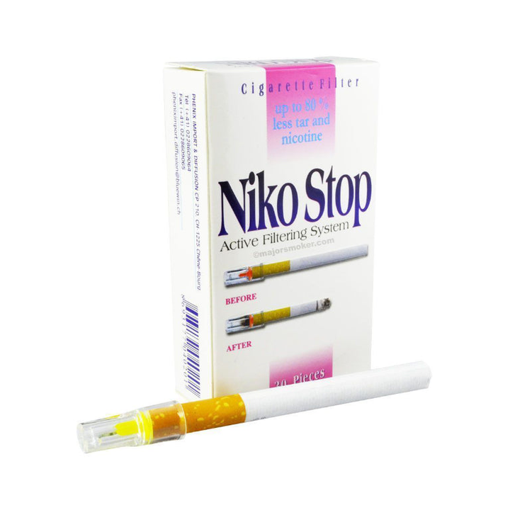 NikoStop Filter, 30 Stück – Zigarettenfilter