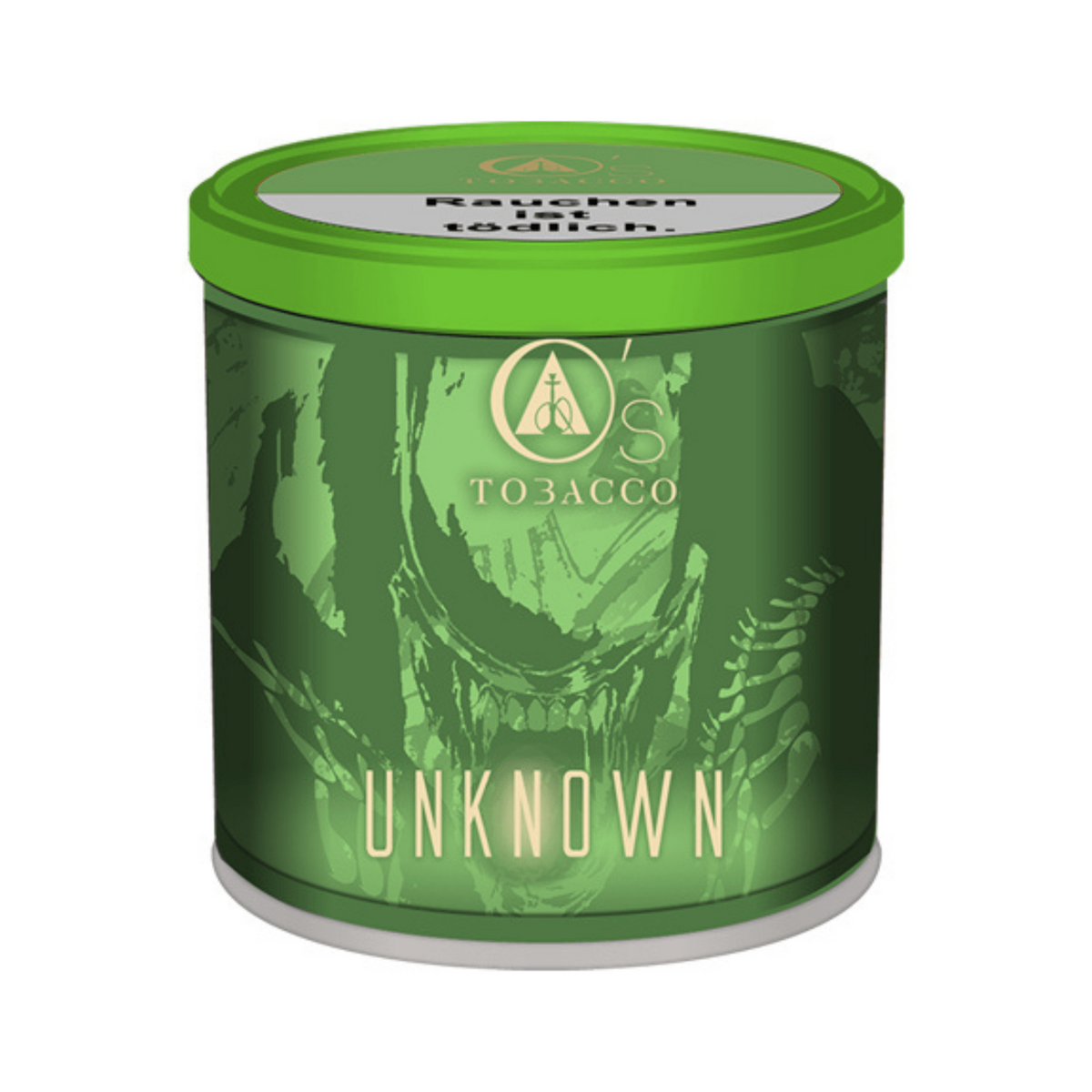 O's Tobacco Unknown Shisha Tabak Dose 200g Vorderseite