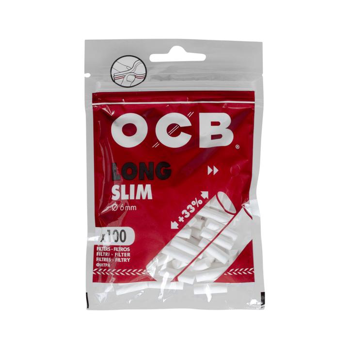 OCB Filter Slim Long 6mm Beutel mit 100 Filtern