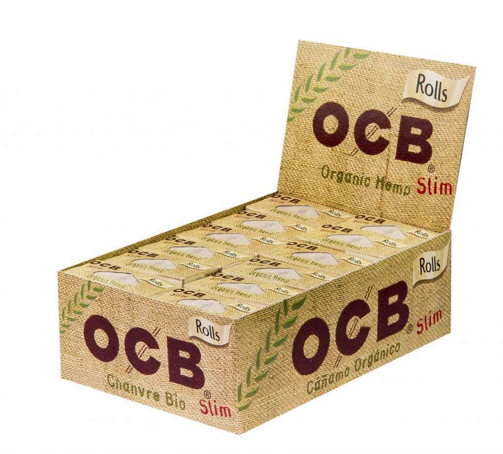 OCB Organic Hemp Slim Rolls Display mit 24 Rollen