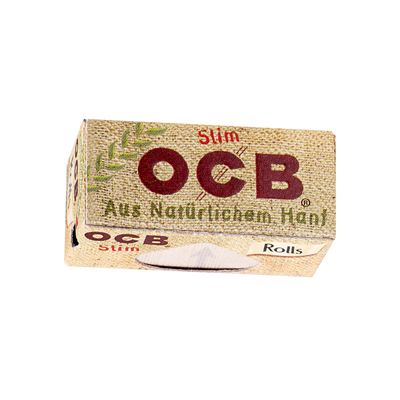 OCB Organic Hemp Slim Rolls Rollpapier Detailansicht ausgezogen