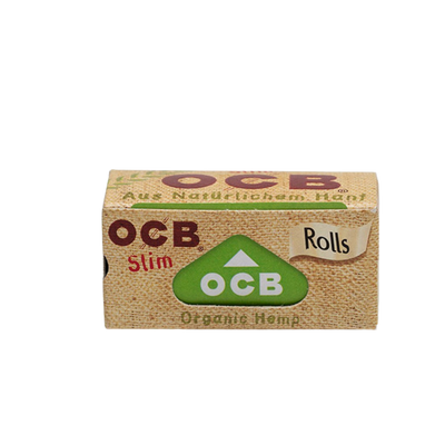 OCB Organic Hemp Slim Rolls Verpackung Rückseite mit Produktinfos