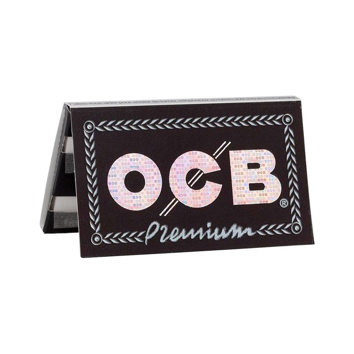 OCB Premium Double Window Heftchen geöffnet mit Blättchen
