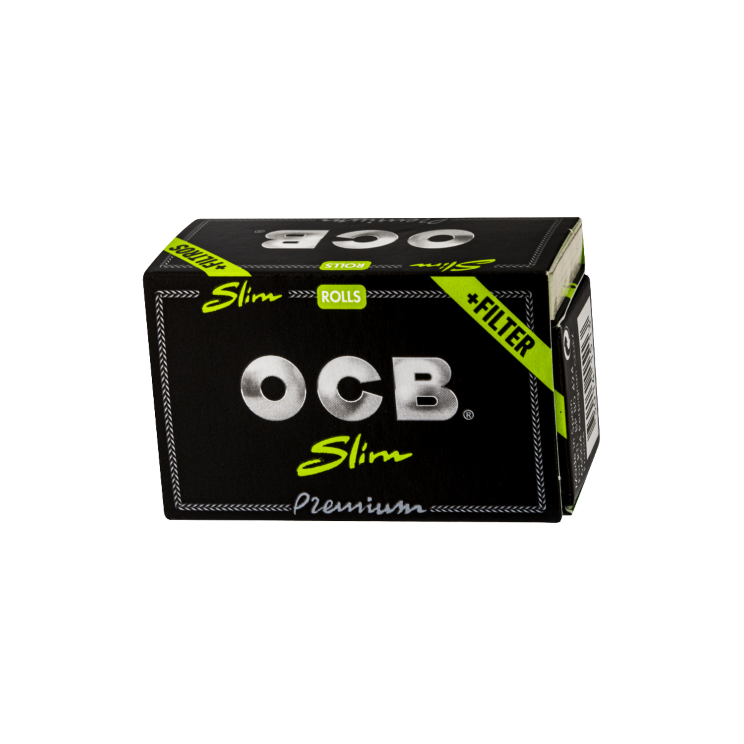 OCB Premium Slim Rolls + Tips Packung mit Rollpapier