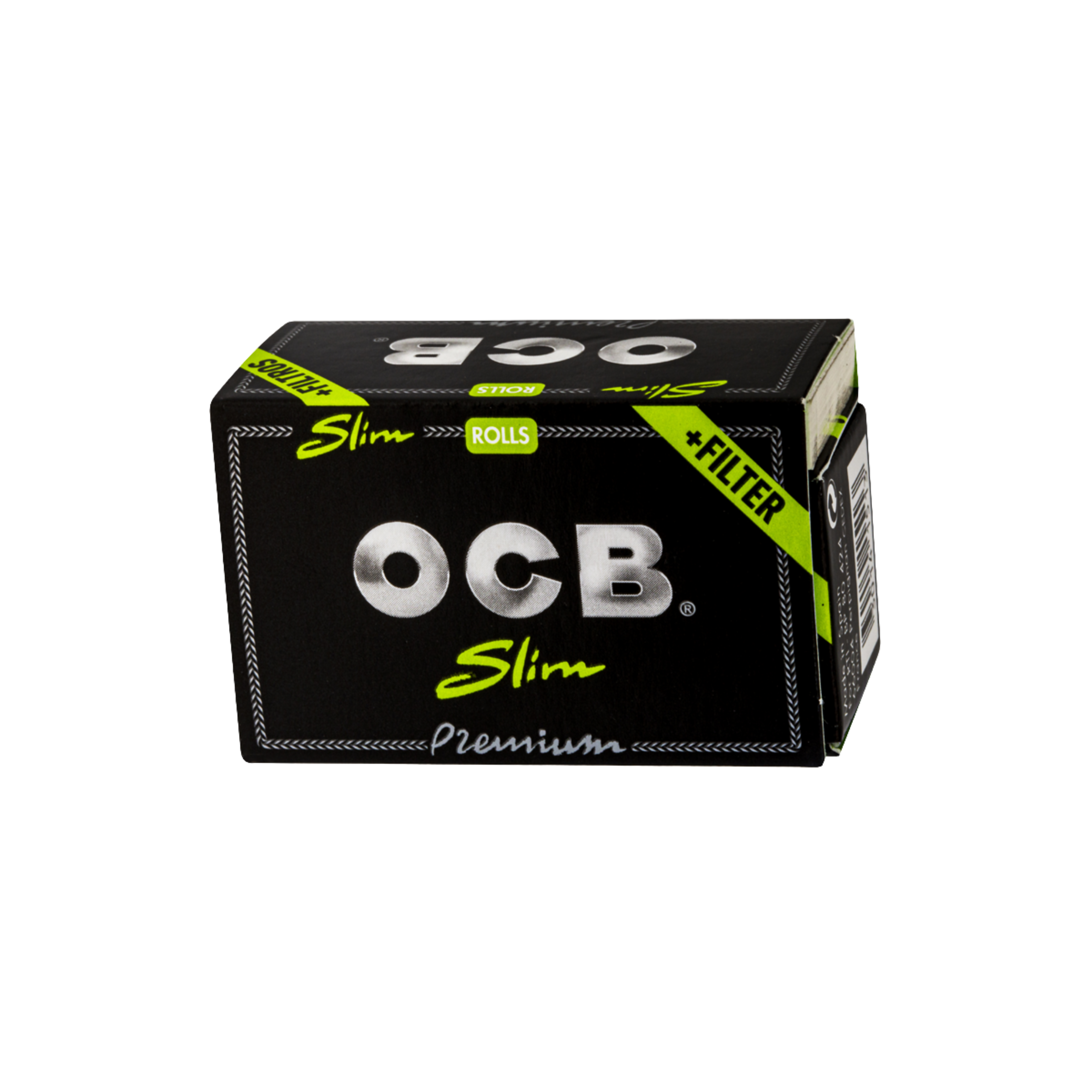OCB Premium Slim Rolls + Tips Packung mit Rollpapier