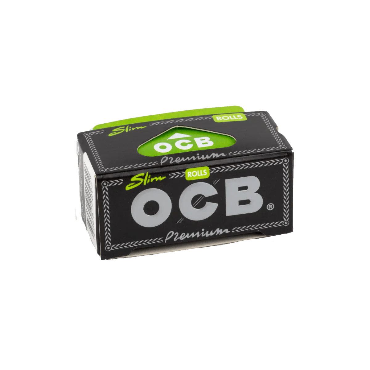 OCB Premium Slim Rolls Verpackung Rückseite mit Produktinfos