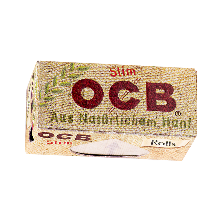 OCB Organic Hemp Slim Rolls Rollpapier Detailansicht ausgezogen