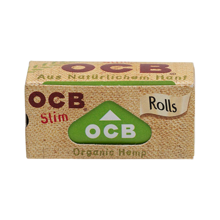 OCB Organic Hemp Slim Rolls Verpackung Rückseite mit Produktinfos