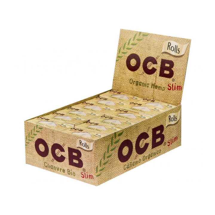 OCB Organic Hemp Slim Rolls Display mit 24 Rollen