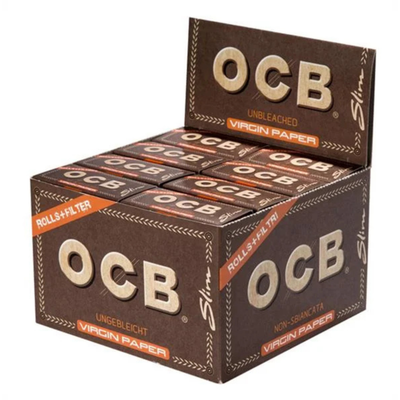 OCB Virgin Slim Rolls Tips Display mit 24 Packungen