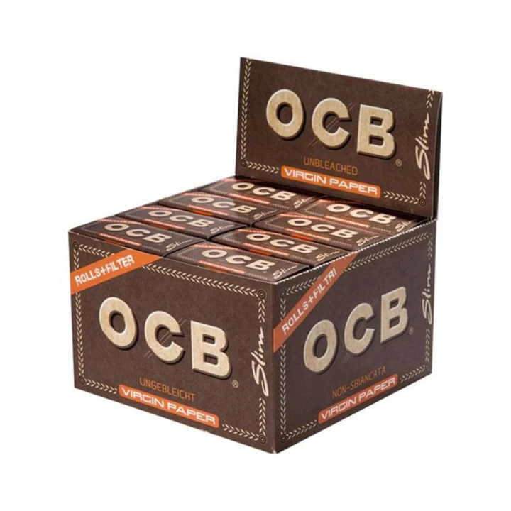 OCB Virgin Slim Rolls Tips Display mit 24 Packungen