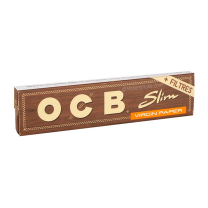 OCB Virgin Slim Unbleached Heftchen mit Papers und Tips