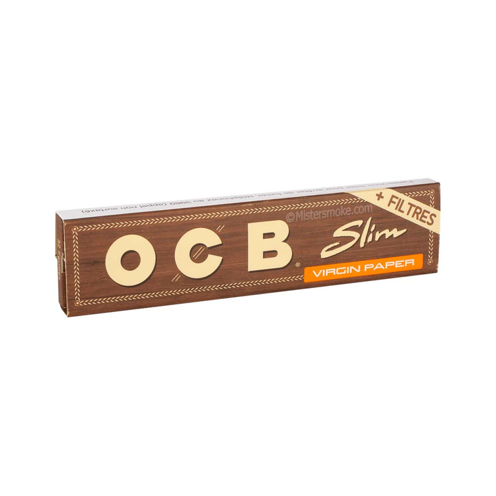 OCB Virgin Slim Unbleached Heftchen mit Papers und Tips