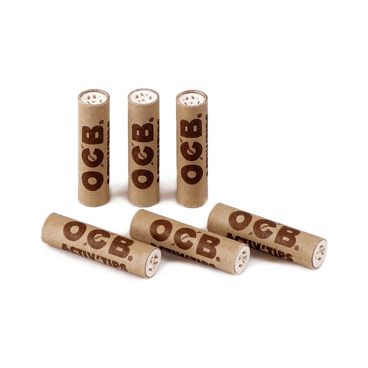 OCB Virgin Unbleached Slim Aktivkohlefilter 7 mm, 10 x 50 Stück
