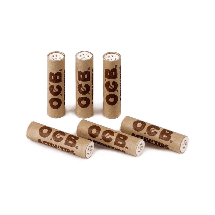 OCB Virgin Unbleached Slim Aktivkohlefilter 7 mm, 10 x 50 Stück