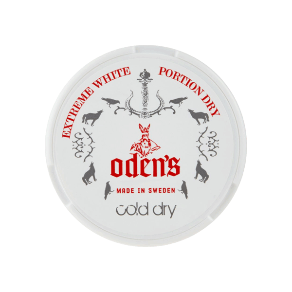 ODEN’s Cold Extreme White Dry Portion Snus Dose 16g