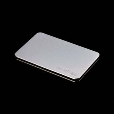 oneGee Cutter Pad aus poliertem Edelstahl in Silber, 1 Stück