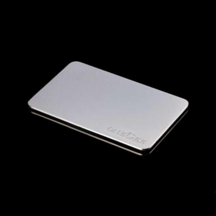 oneGee Cutter Pad aus poliertem Edelstahl in Silber, 1 Stück