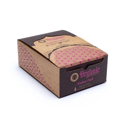 Organic Goodness Arabisches Oudh Rückfluss Räucherkegel Packung Box