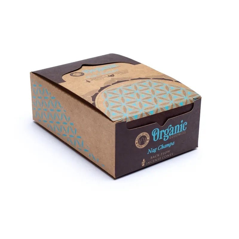 Nag Champa Rückfluss Räucherkegel Detailansicht der Kegel