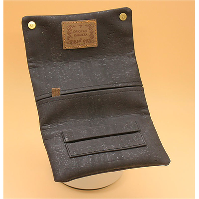 Kavatza Tabaktasche aus Kork, Black Deluxe