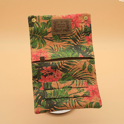Kavatza Tabaktasche Cork Sweet Hibiskus Deluxe – Tabakbeutel aus Kork