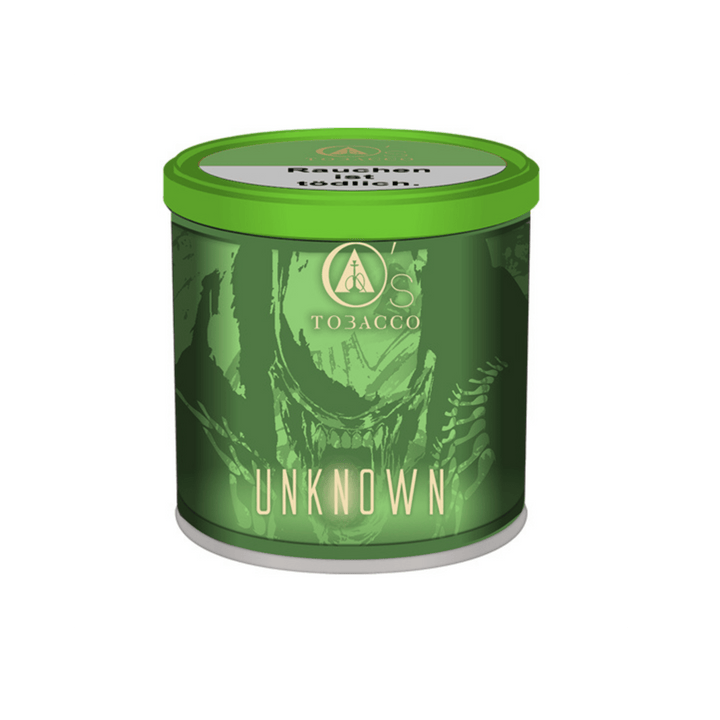 O's Tobacco Unknown Shisha Tabak Dose 200g Vorderseite