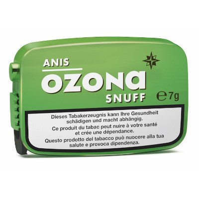 Ozona Anis Snuff Schnupftabak Dose 7g Frontansicht