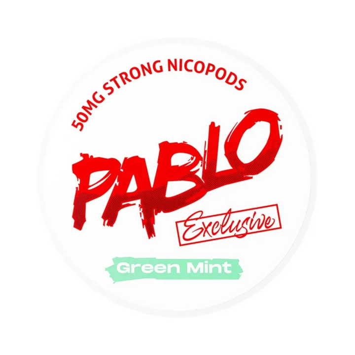Pablo Exclusive Green Mint Snus – Nikotinbeutel, 50 mg/g, 12-g-Dose