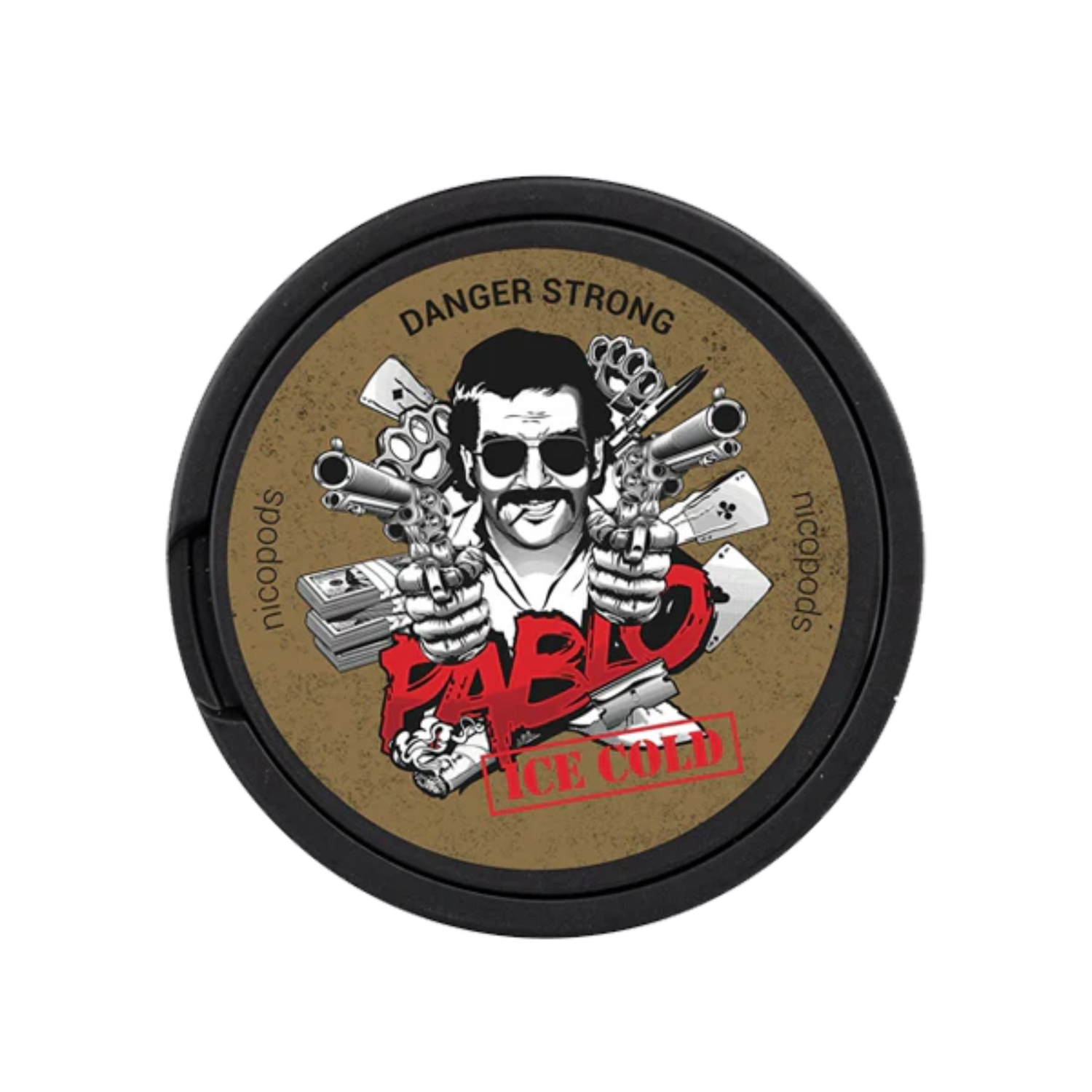 PABLO Ice Cold All White Snus Dose 16g Frontansicht