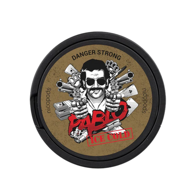 PABLO Ice Cold All White Snus Dose 16g Frontansicht
