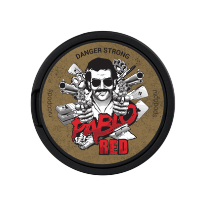 PABLO Red All White Snus Dose 16g Frontansicht