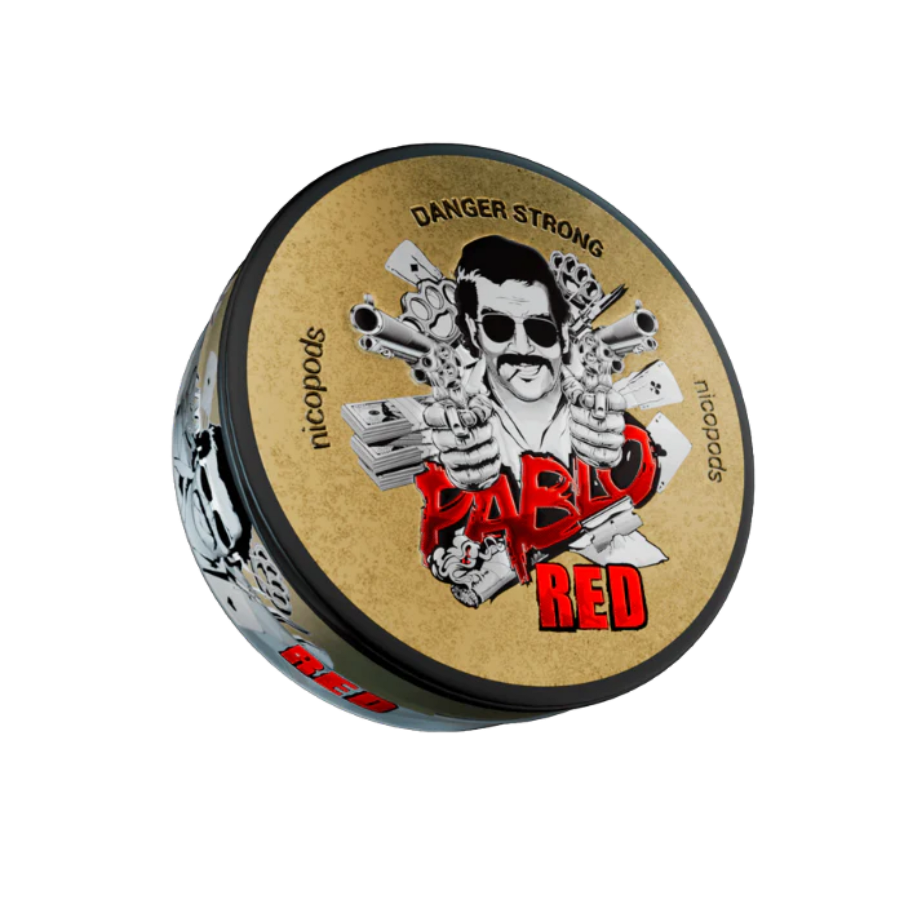 PABLO Red Display mit 10 Dosen All White Snus