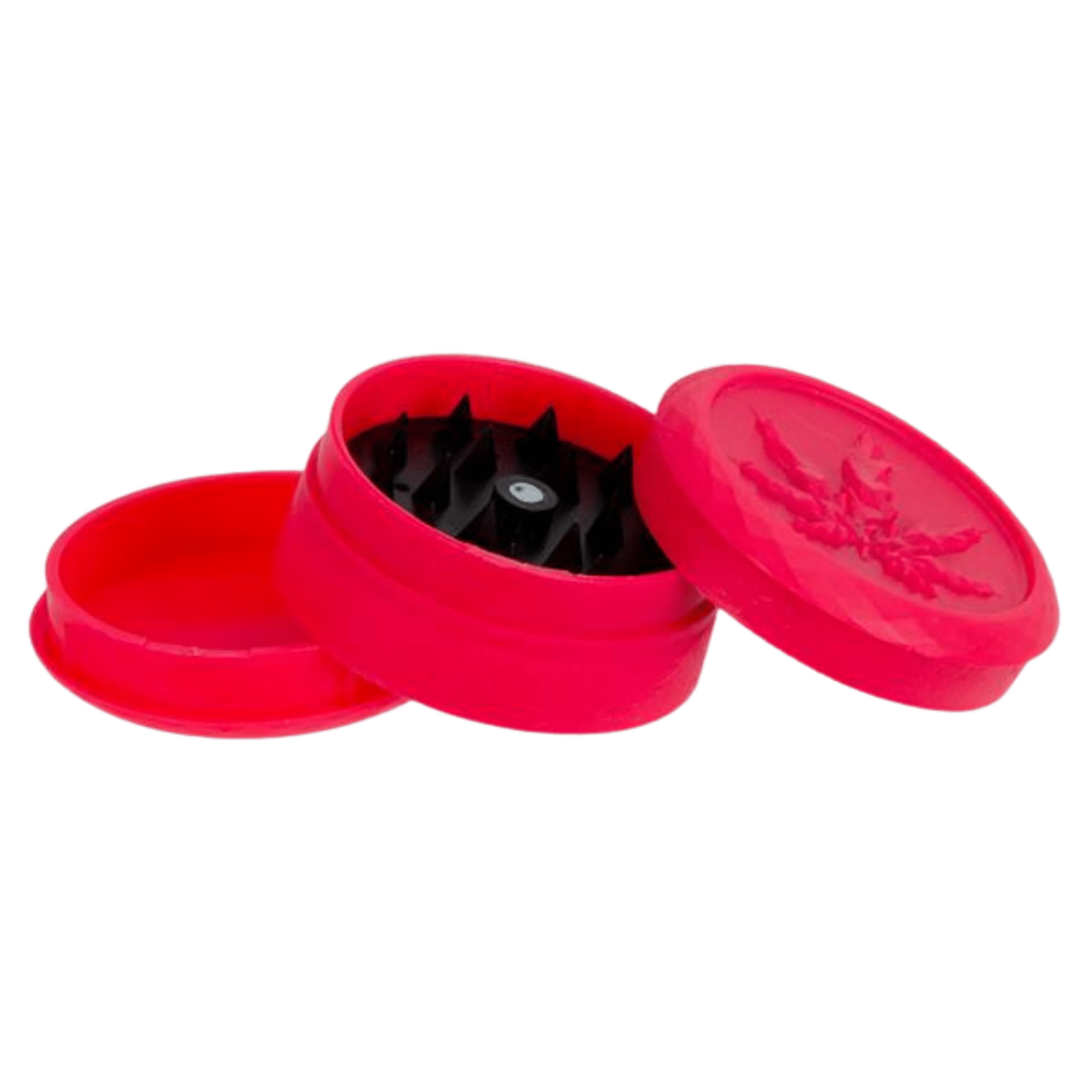 Kunststoff Grinder Soft Touch Neon 50mm, 3-teilig