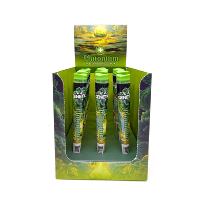 Plutonium CBD Pre-Roll Verpackung von High Level Genetics