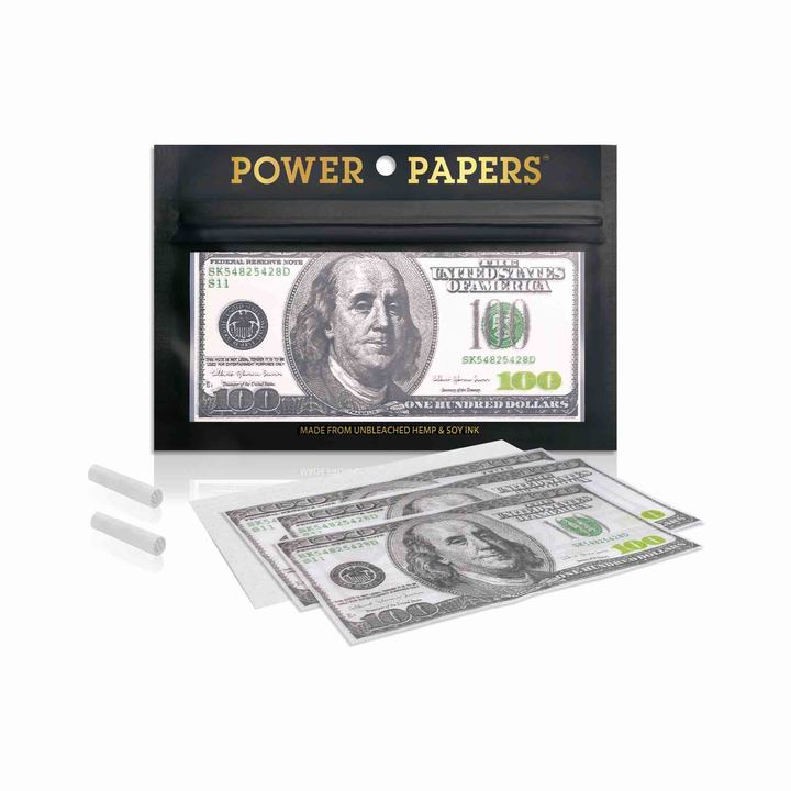 Power Papers 100 Dollar Super King Size Papers mit Tips